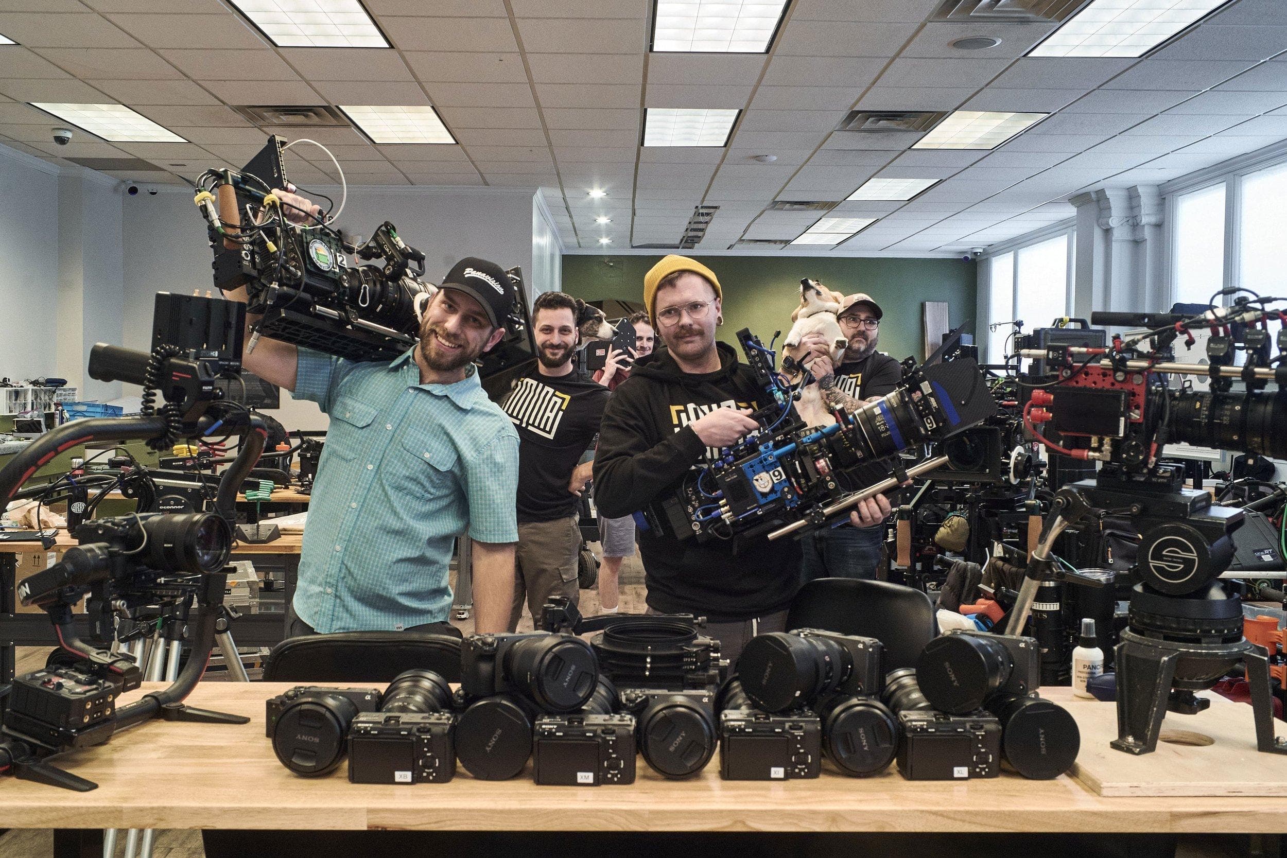 Professional cinema camera and film production equipment