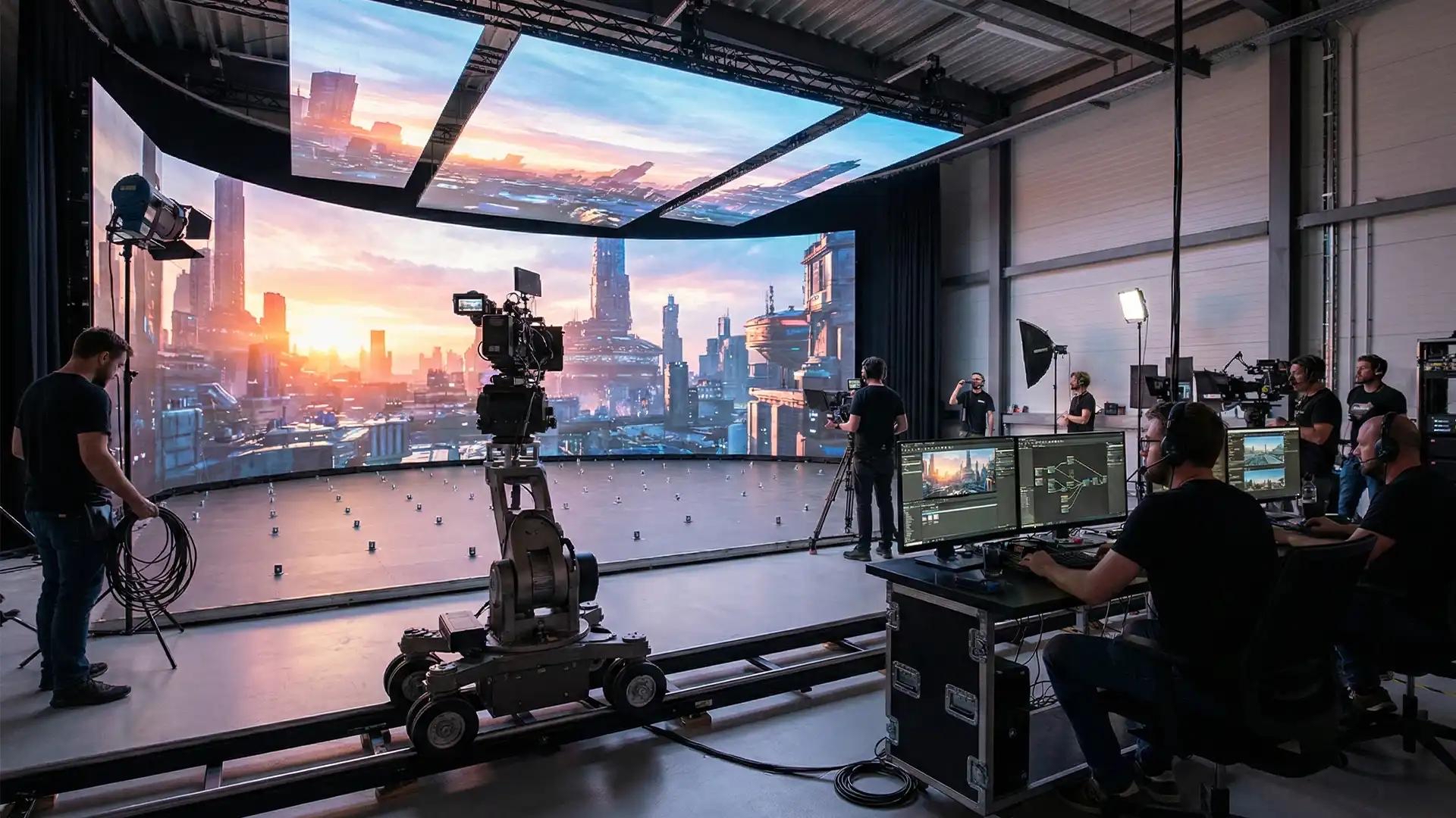 Virtual production studio and digital stage in Spain